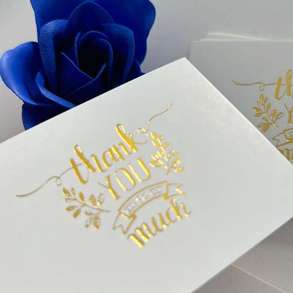 20 pcs Thank You Cards (2 Designs) - Picture 5 of 17